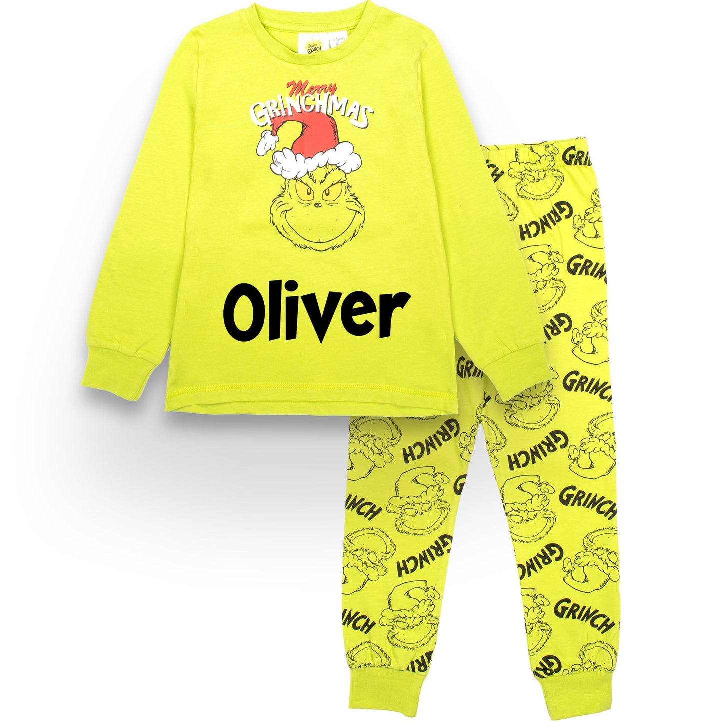 The Grinch Personalized Christmas Pajamas
