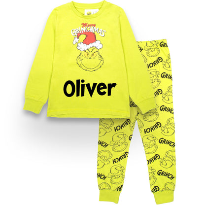 The Grinch Personalized Christmas Pajamas