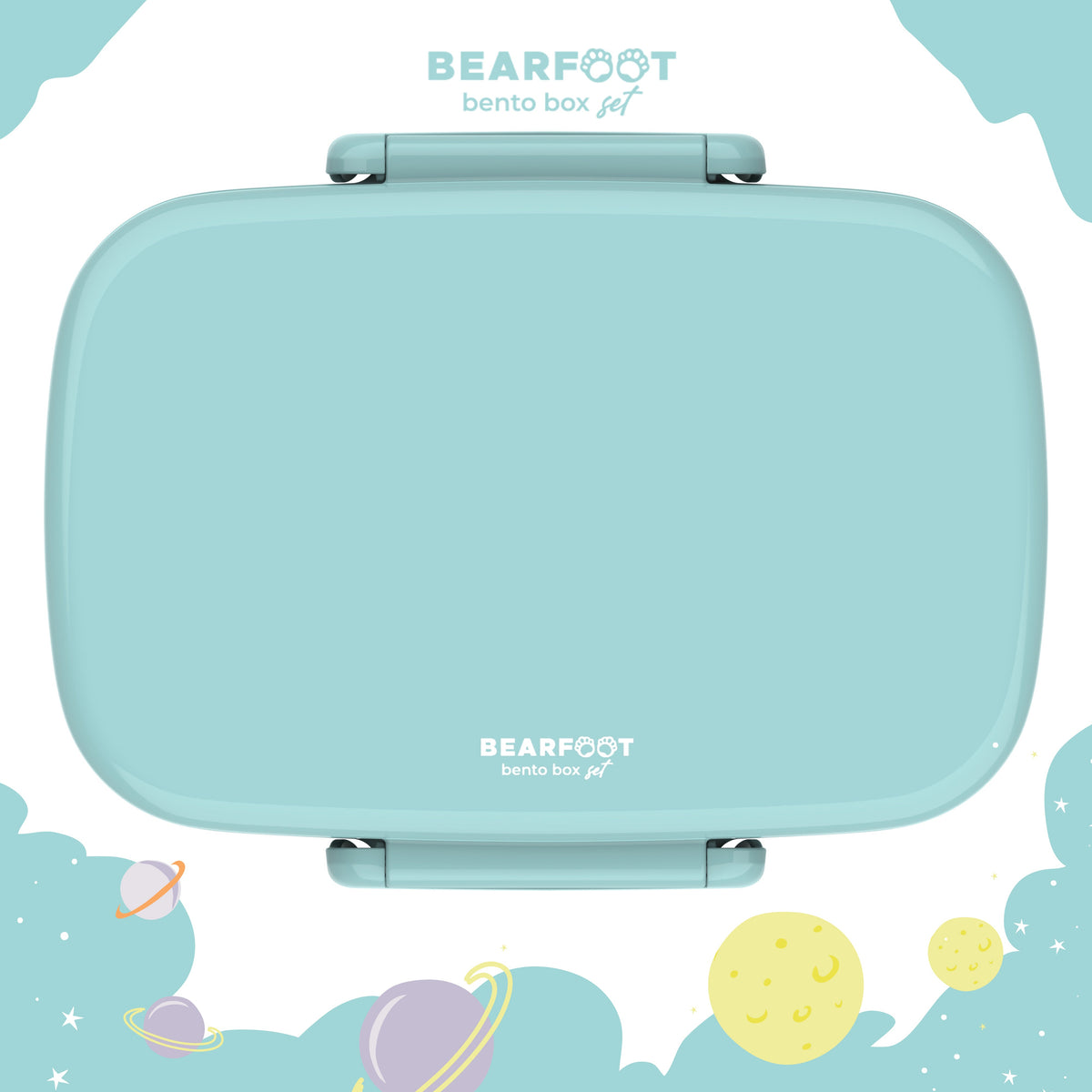 Kids' Bento Box with Compartments, Lightweight & Leakproof - Mint