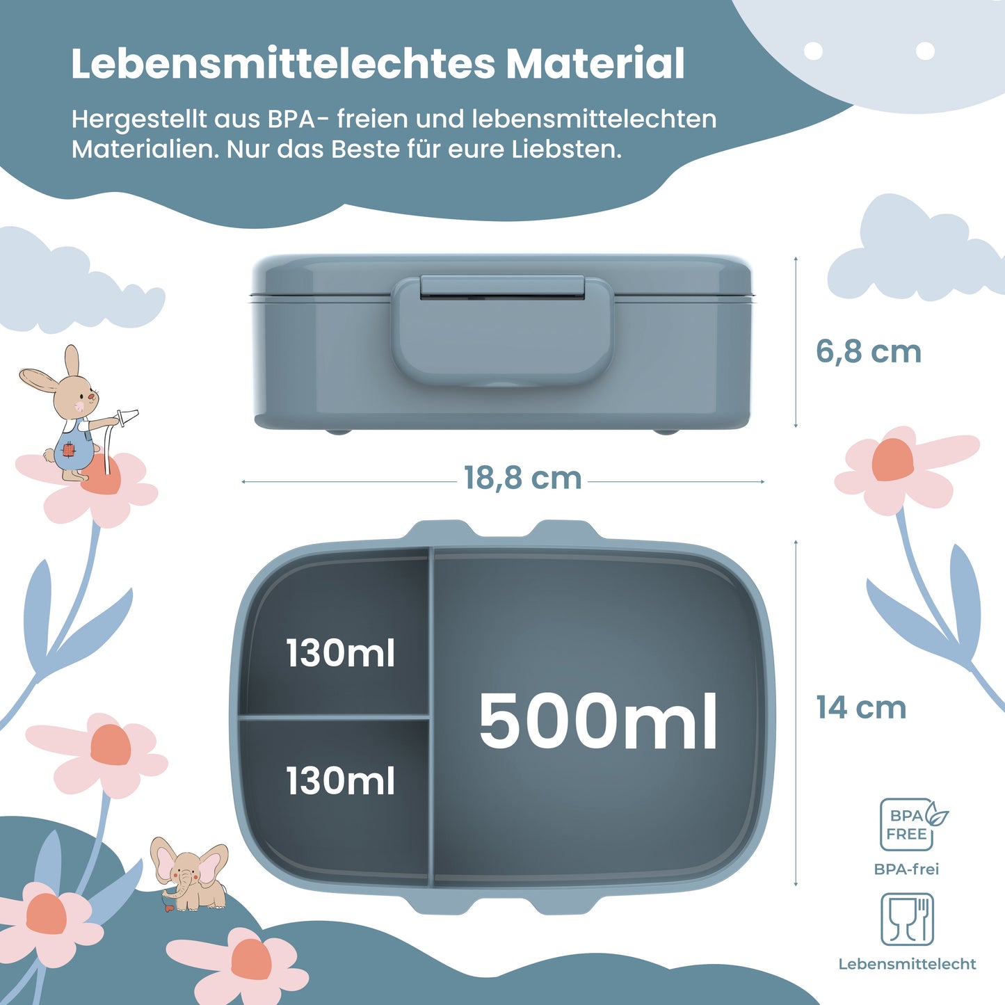 Bagger Bundle - Bento Box Set & Trinkflasche 450ml