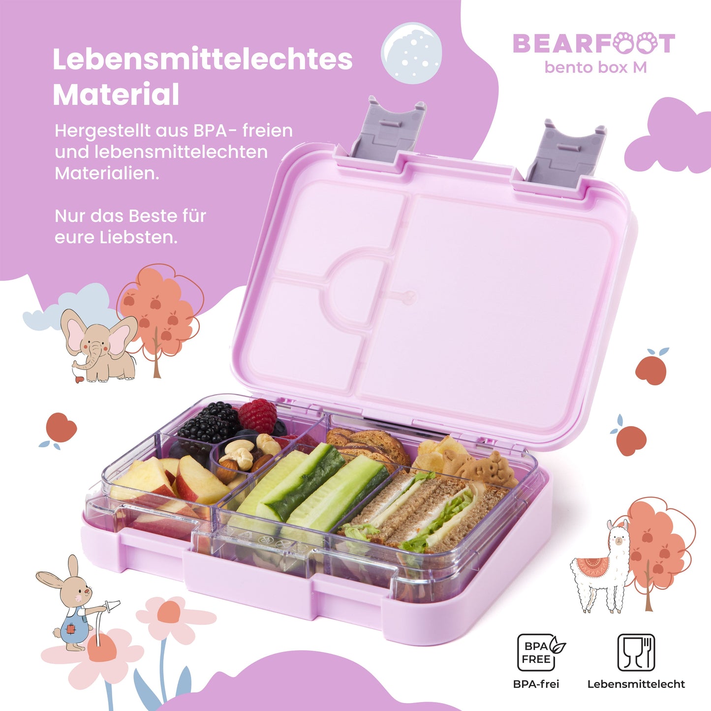 Einhorn Bundle - Bento Box M & Trinkflasche 450ml