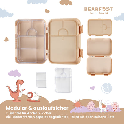 Brotdose Kinder mit Fächern, Lunchbox, Bento box - Polizei