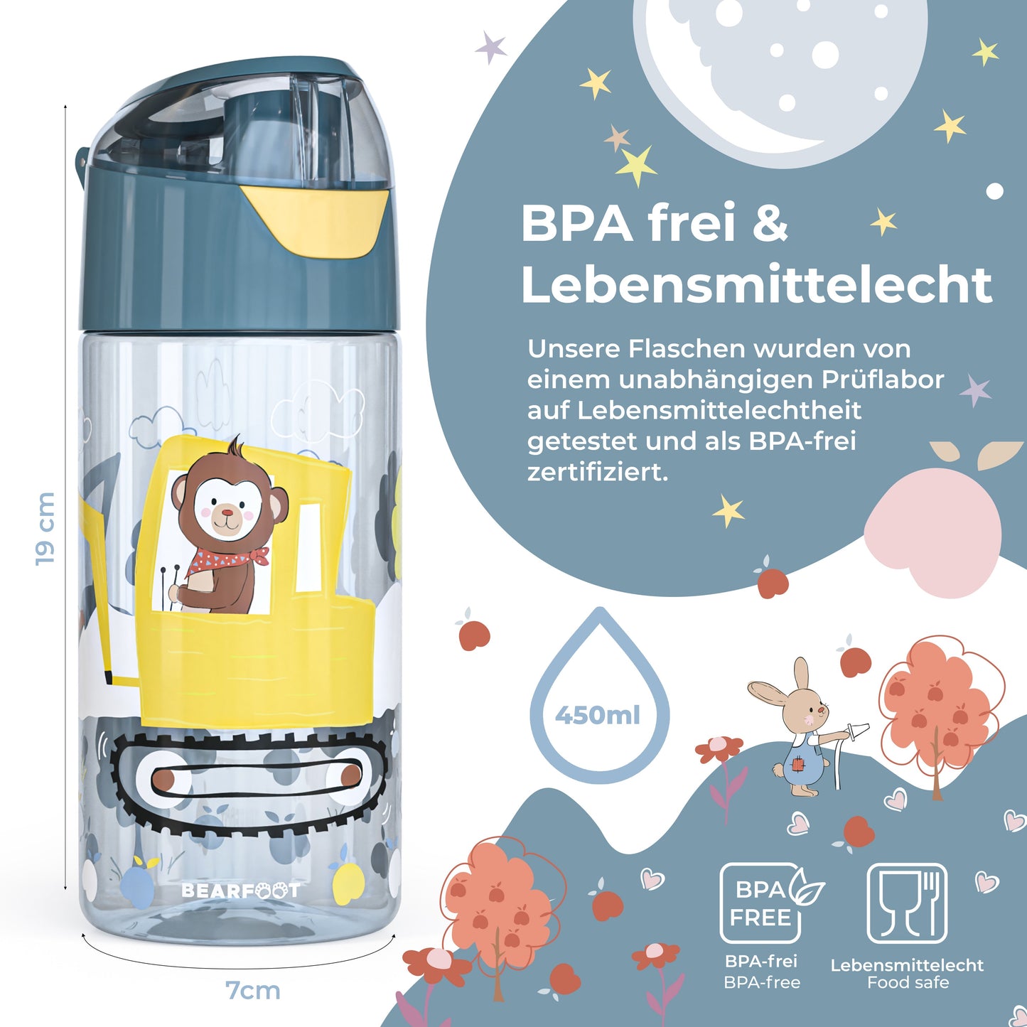 Bagger Bundle - Bento Box M & Trinkflasche 450ml & Isolierflasche 400ml