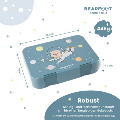 Kids' lunchbox with compartments, bento box - Bear