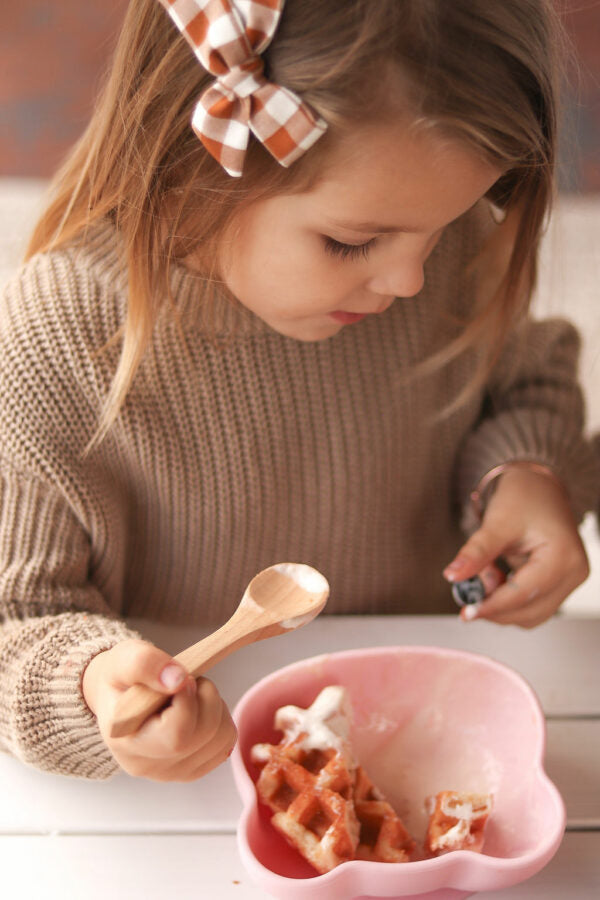 Bol en Silicone Ours Powder Pink