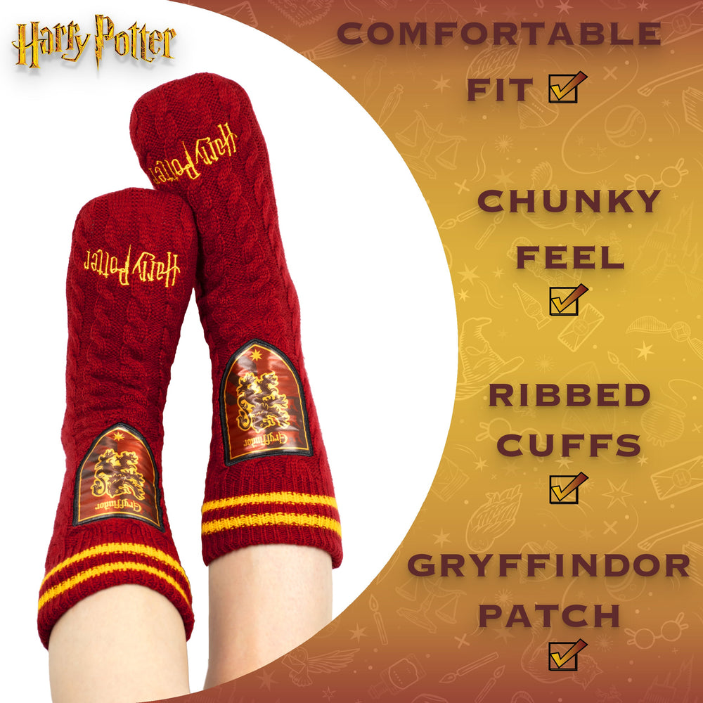 Chaussettes-chaussons Harry Potter - Rouge