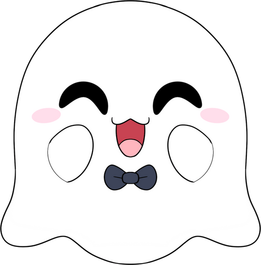 Halloween Ghost Stickie (6in)