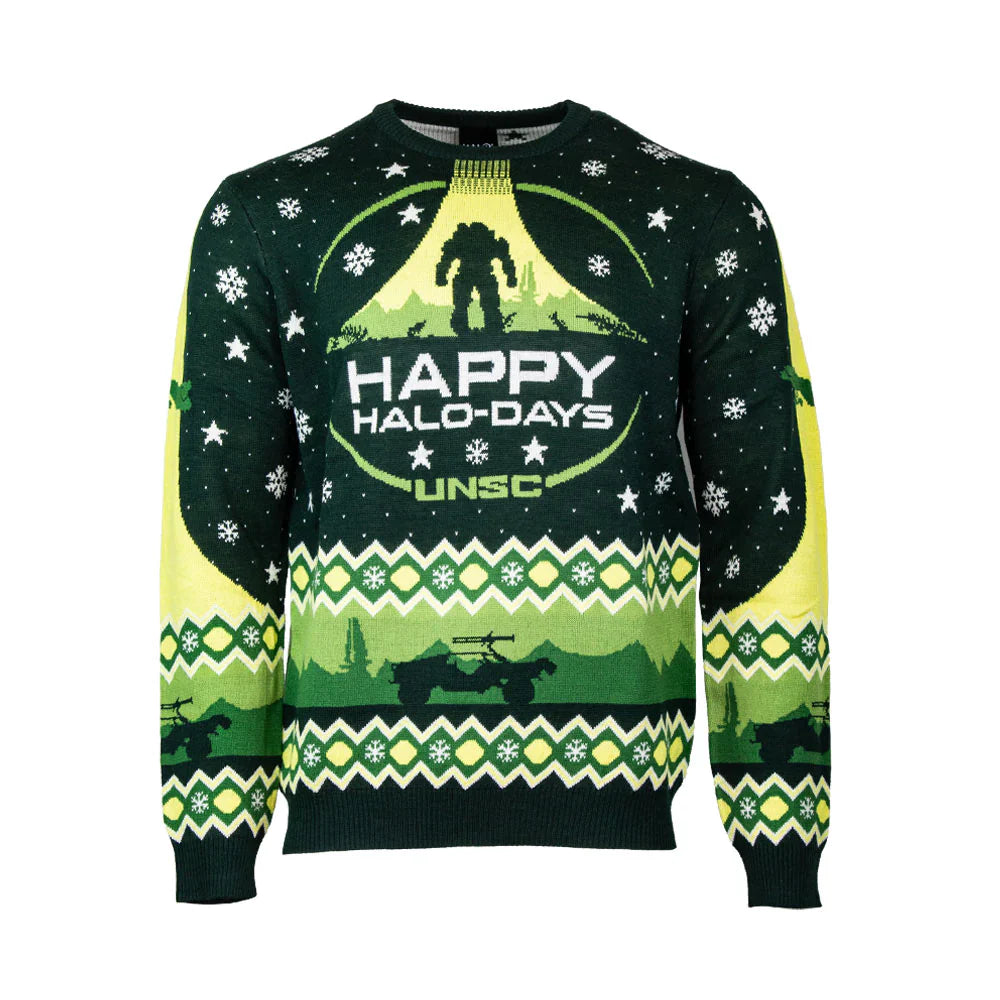 Halo kersttrui - Fijne Halo-dagen!