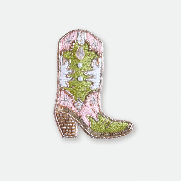 Cowboy boot - Brooch