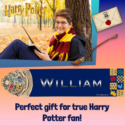Harry Potter Crest Bookmark Navy bleu