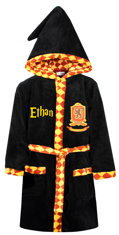 Personalized Harry Potter Robe - Black