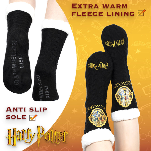 Chaussettes – Harry Potter Slippery – noir