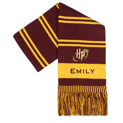Harry Potter Personalized Scarf - Burgundy