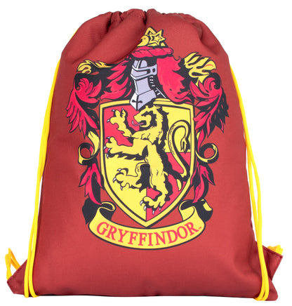 Official Warner Bros /Harry Potter Gryffindor Personalised Drawstring Bag | Kids PE Bag | Fringoo