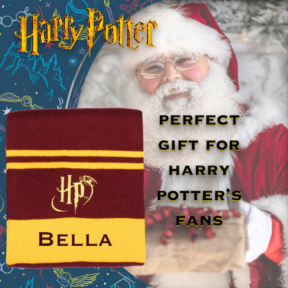 Harry Potter Personalized Scarf - Burgundy