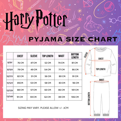 Harry Potter Personalized Pajamas with Buttons - Navy Blue