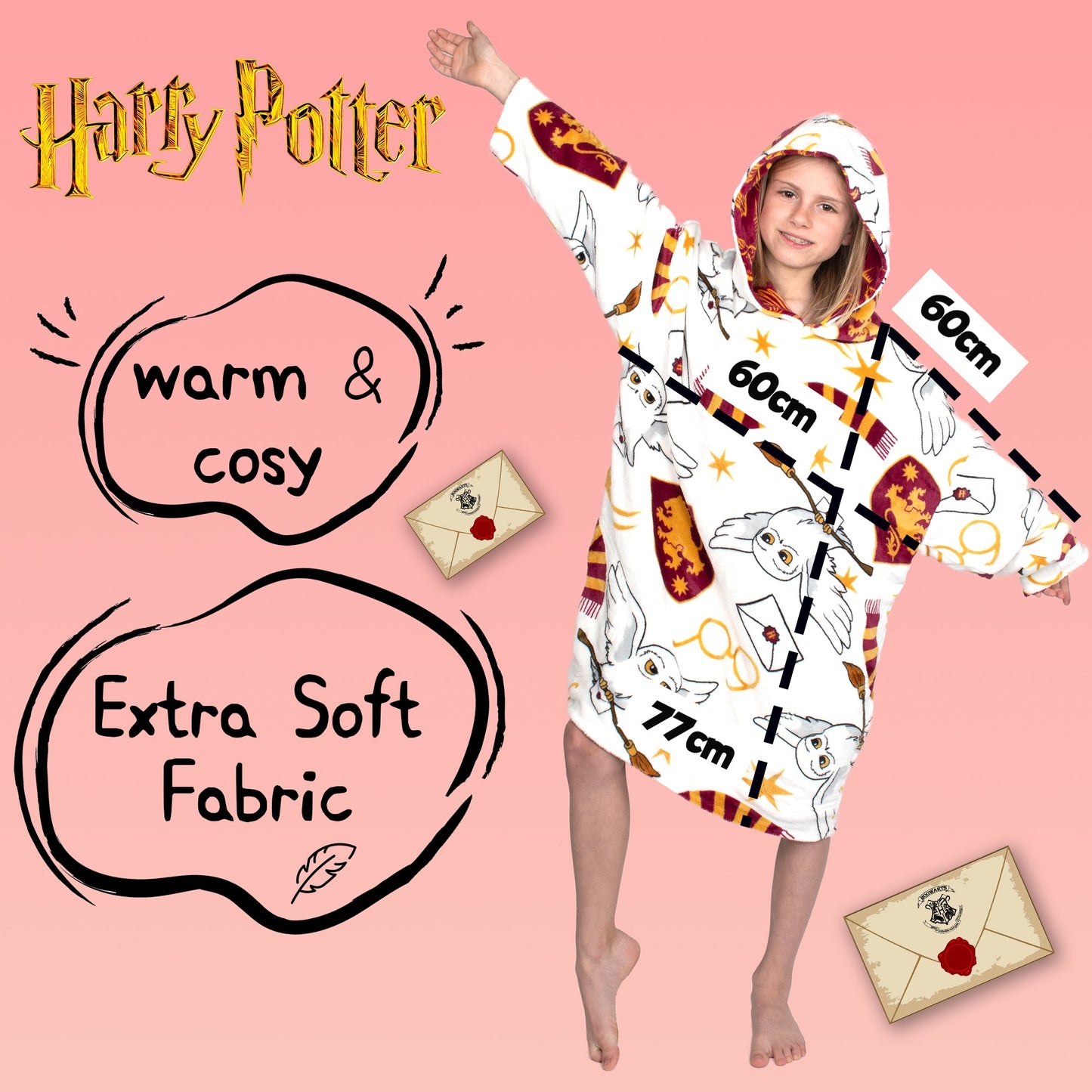 Harry Potter Oversized Sweat à capuche Couverture