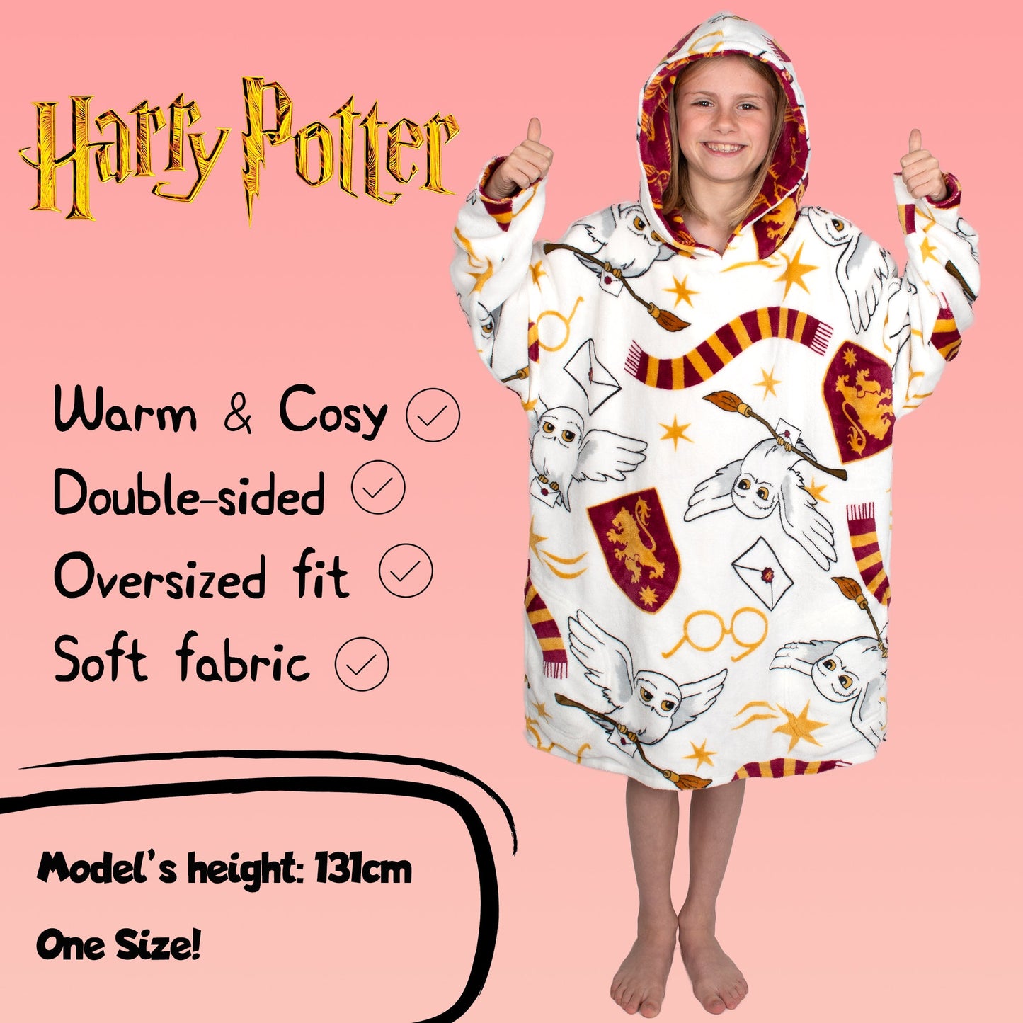 Harry Potter Oversized Sweat à capuche Couverture