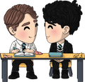 Figurine Nick and Charlie