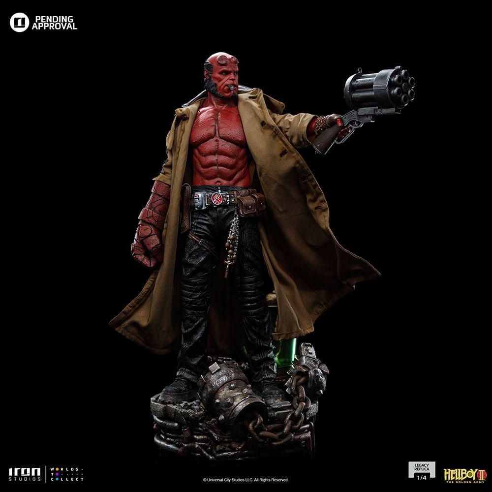 Hellboy Statue - Hellboy 2: The Golden Army - Legacy Replica 1/4 - Iron Studios
