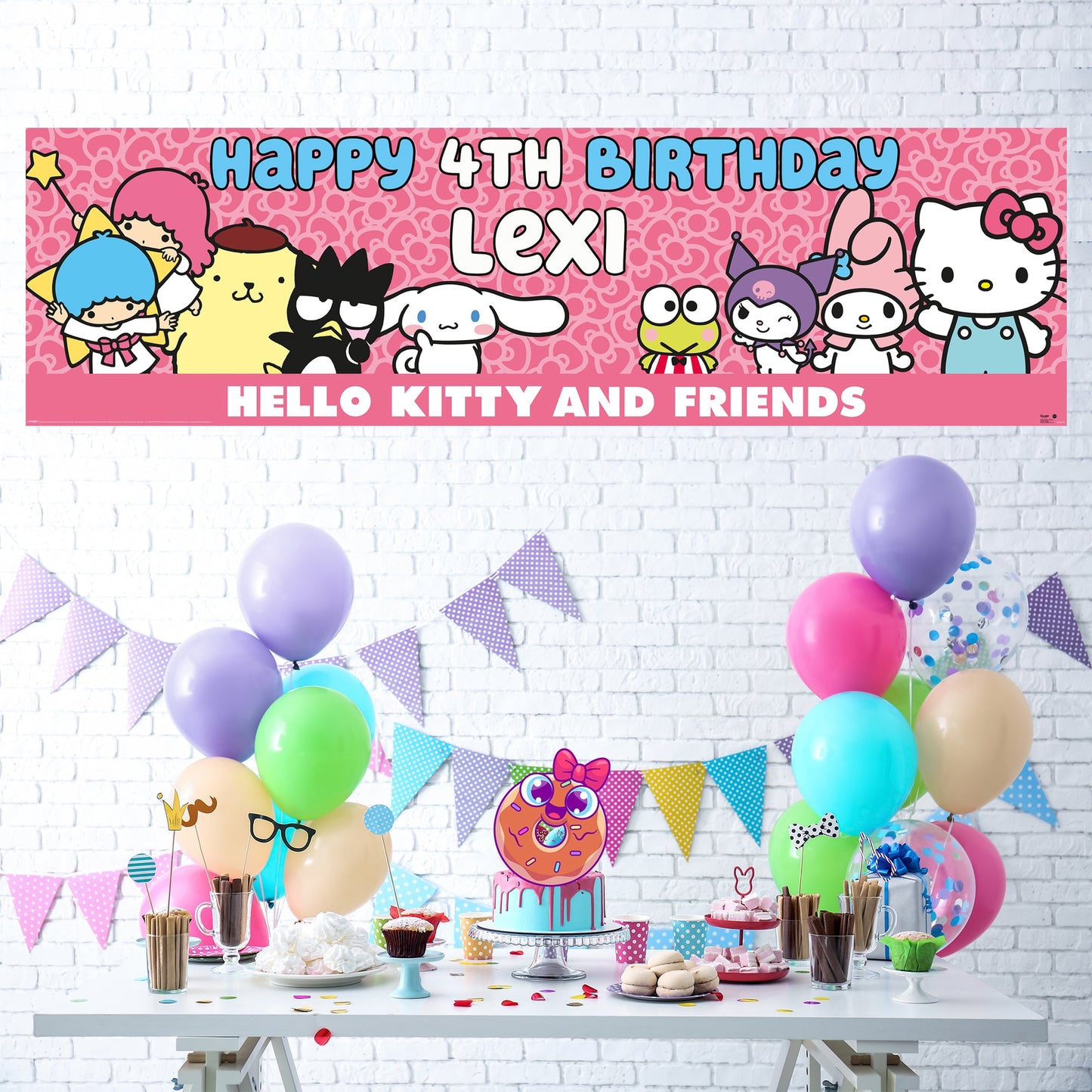 Hello Kitty Birthday Banner
