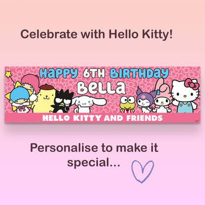 Hello Kitty Birthday Banner