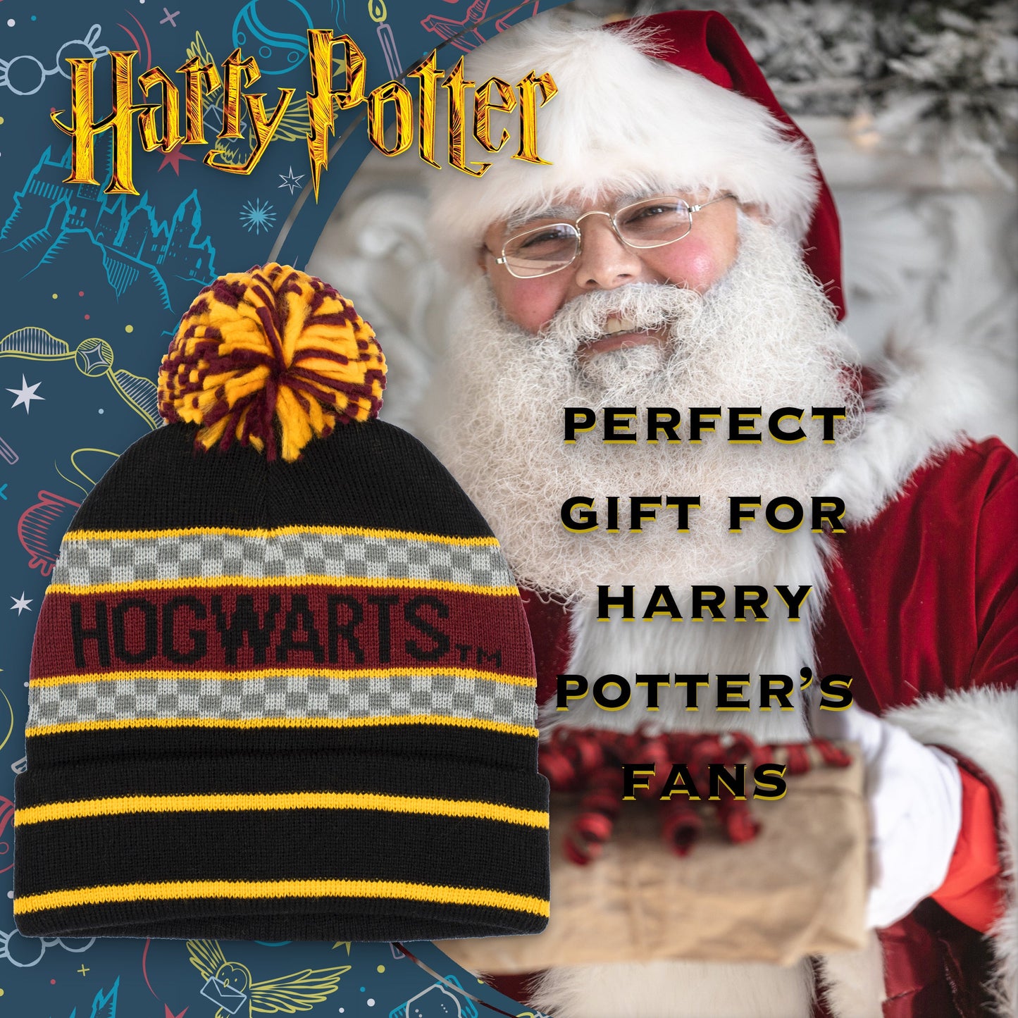 Harry Potter Winter Hat – noir