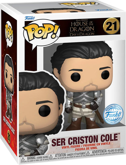 Pop! Ser Criston Cole tenant Épée