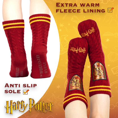 Harry Potter Slippery Chaussettes – rouge