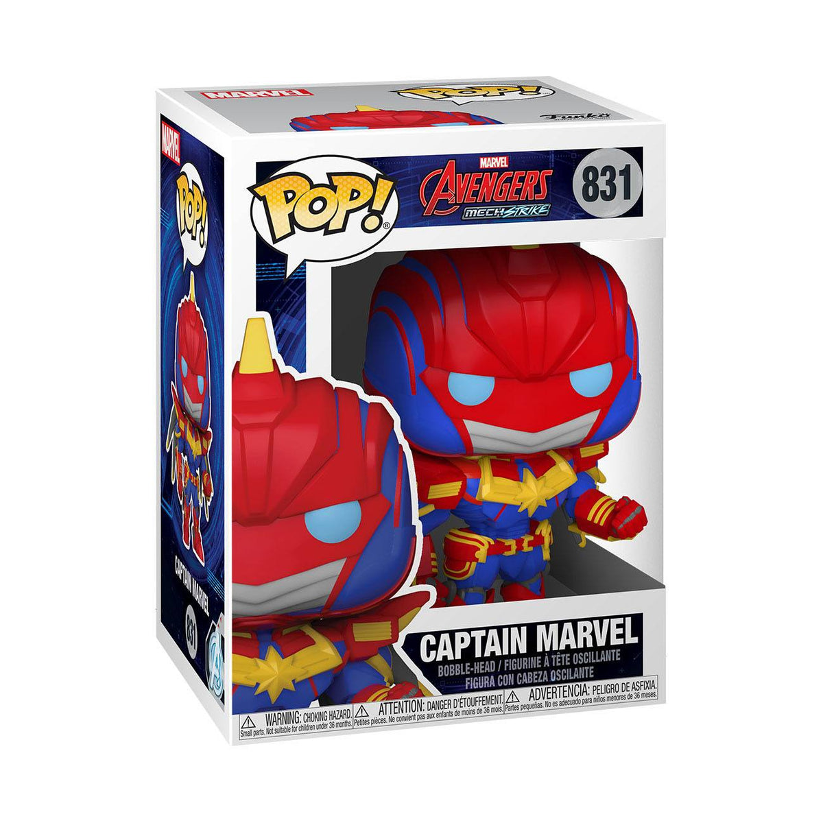 Pop! Captain Marvel (Mech Strike) 