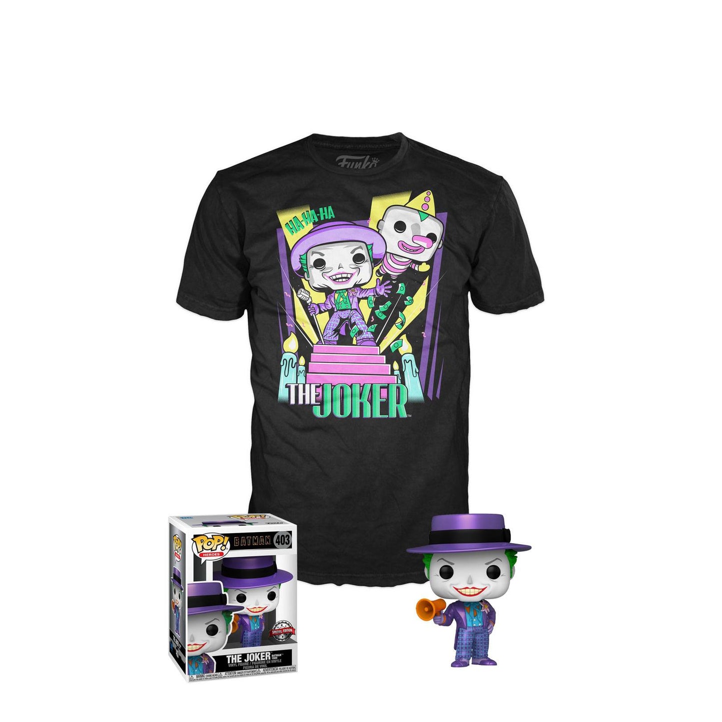 pop tee joker with speaker