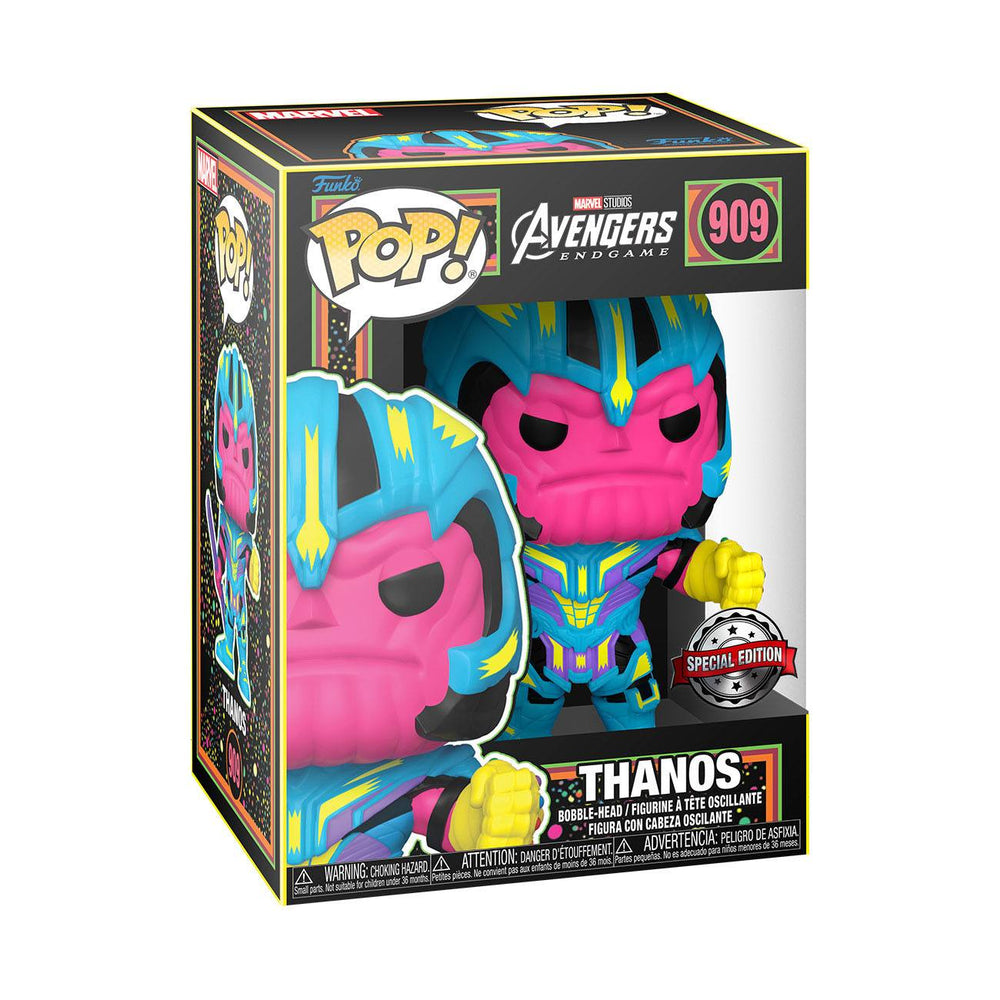 Thanos (Black Light) - Pop! & T-shirt 