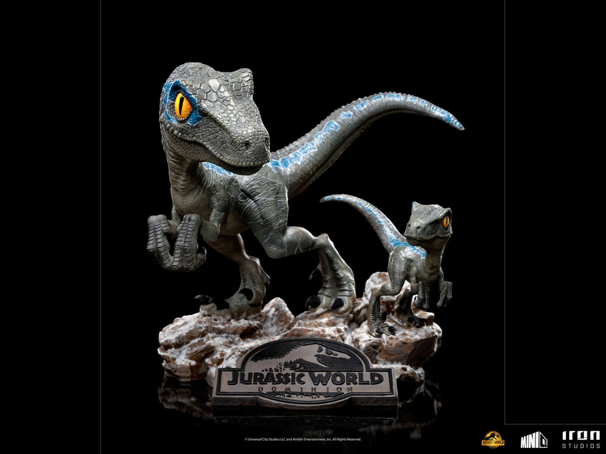 Mini Co. Statuette – Blau und Beta 