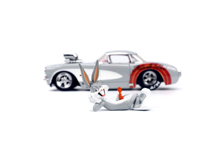 looney tunes 1967 chevy corvette 1 24 jada toys