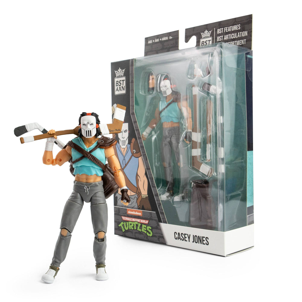 Figurine BST AXN Casey Jones 13 cm - Tortues Ninja
