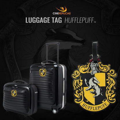 *Hufflepuff luggage tag
