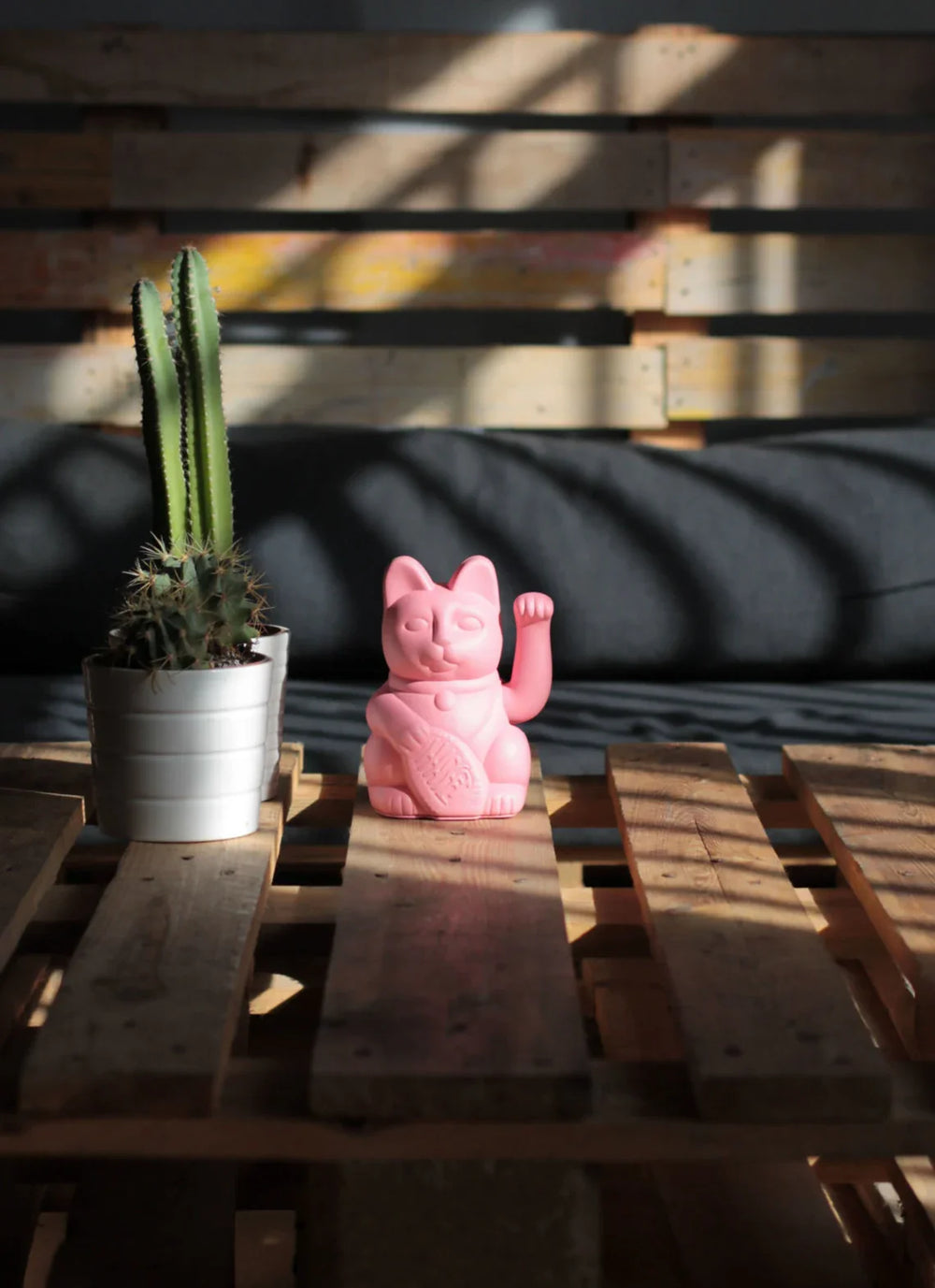 Chat Chanceux Rose Bubblegum