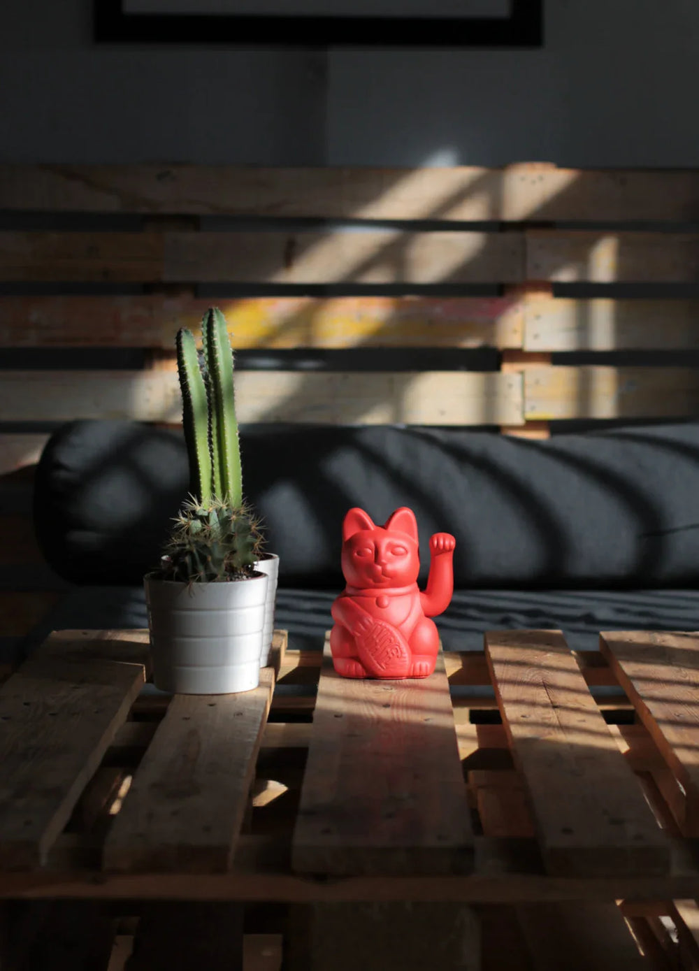 Chat Chanceux Rouge Fraise