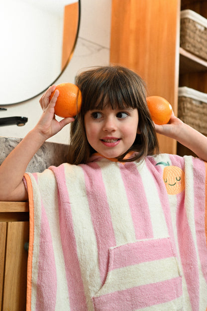 Mandy Mandarin Hooded Poncho
