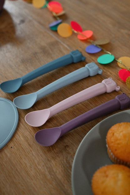 Iceberg Silicone Placemat, Spoon, and Learning Bowl Set