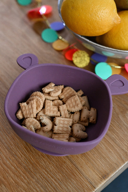 Lili Mustard Silicone Learning Bowl