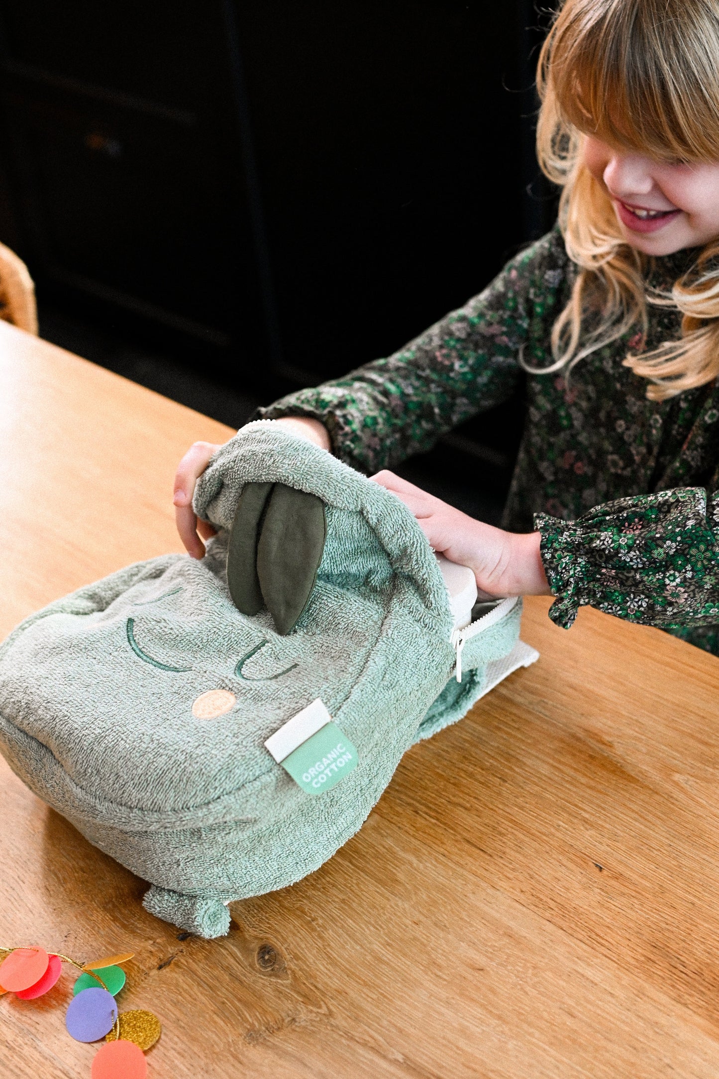 Pedro Pear terry cotton backpack