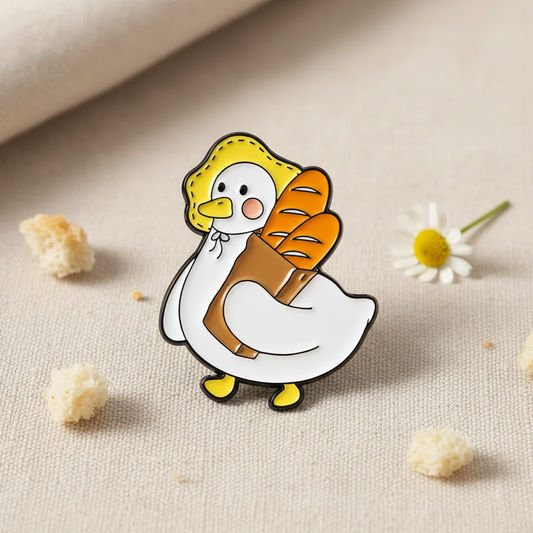 White Duck Pins on Breadsticks