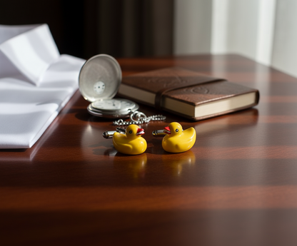 Bath Duck Cufflinks