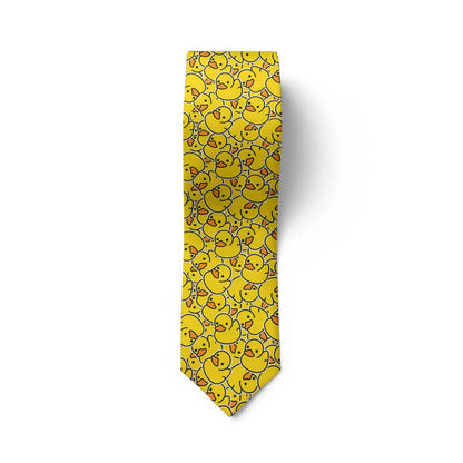 Yellow duck tie