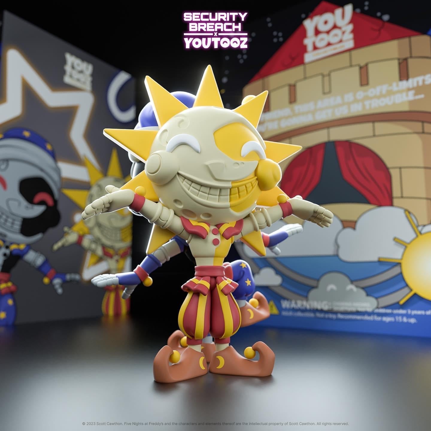 Five Nights at Freddy's Vinyl figurine Sun & Moon Youtooz Fnaf