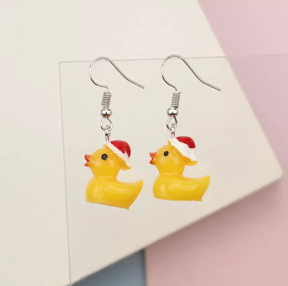 Boucles d'Oreilles Canard