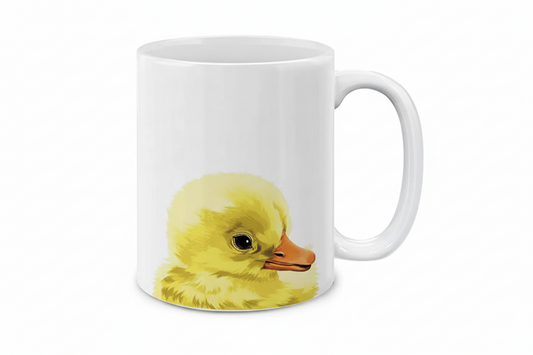 Yellow duck mug