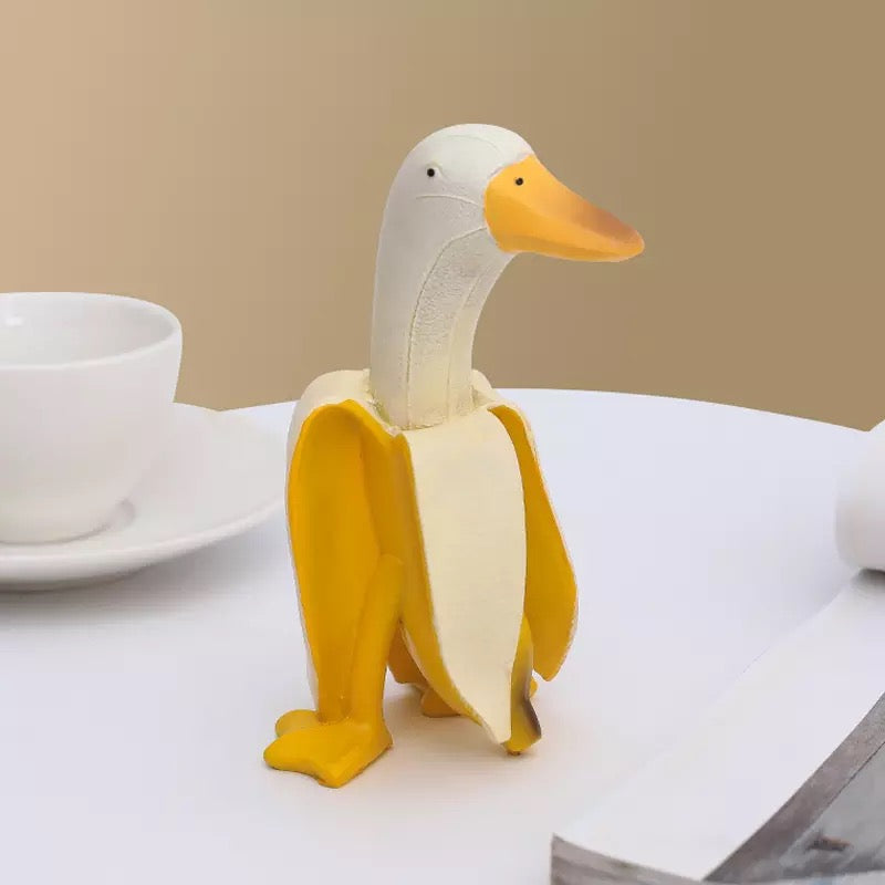 Statuette Canard Banane