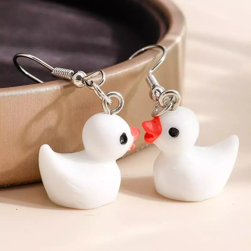 Boucles d'Oreilles Canard